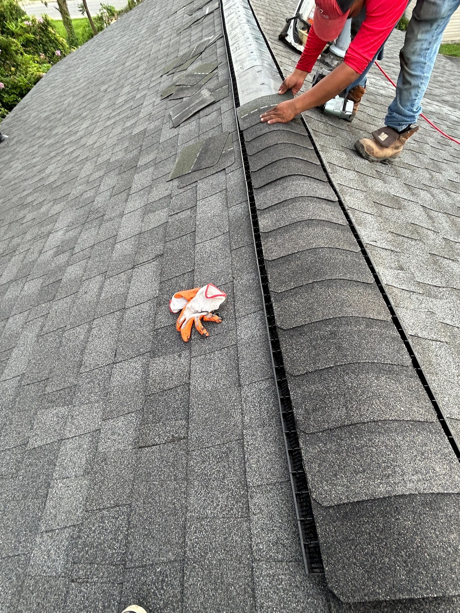 Roofing and construction project